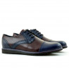Zapatos casuales para hombres 811 índigo+burdeos