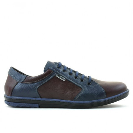 Zapatillas deportivas hombre 869 índigo+burdeos