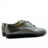Zapatos casuales para mujer 664 charol cobrizo