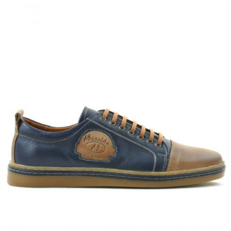 Zapatos casuales / deportivos para hombre 766 índigo+marrón