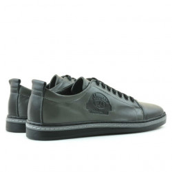 Zapatos casuales/deportivos para hombre 766 negro+gris