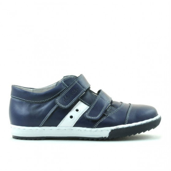 Zapatos para niños 134 índigo+blanco
