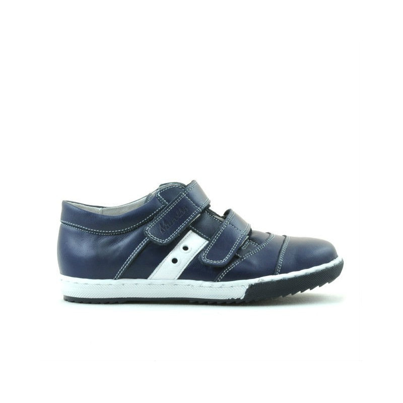 Zapatos para niños 134 índigo+blanco