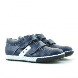 Zapatos para niños 134 índigo+blanco