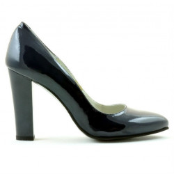 Zapatos elegantes de mujer 1214 charol índigo