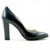Zapatos elegantes de mujer 1214 charol índigo