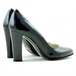 Zapatos elegantes de mujer 1214 charol índigo