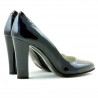 Zapatos elegantes de mujer 1214 charol índigo