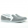 Zapatos casuales para hombre 870 gris ante