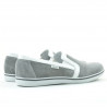 Zapatos casuales para hombre 870 gris ante