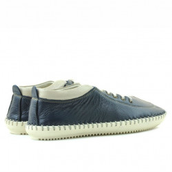 Mocasines para hombre 864 índigo+beige