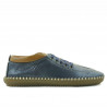 Mocasines para hombres 864 índigo+marrón