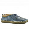 Mocasines para hombres 864 índigo+marrón