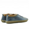 Mocasines para hombres 864 índigo+marrón