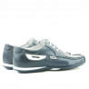 Mocasines hombre 718 índigo+blanco