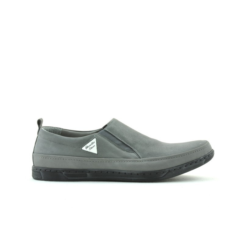 Zapatos casuales para hombre 745 bufo gris