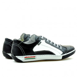 Zapatillas deportivas hombre 707 negro+blanco