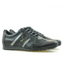 Zapatillas deportivas para hombre (tallas grandes) 711m negro+gris