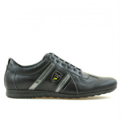 Zapatillas deportivas para hombre (tallas grandes) 711m negro+gris