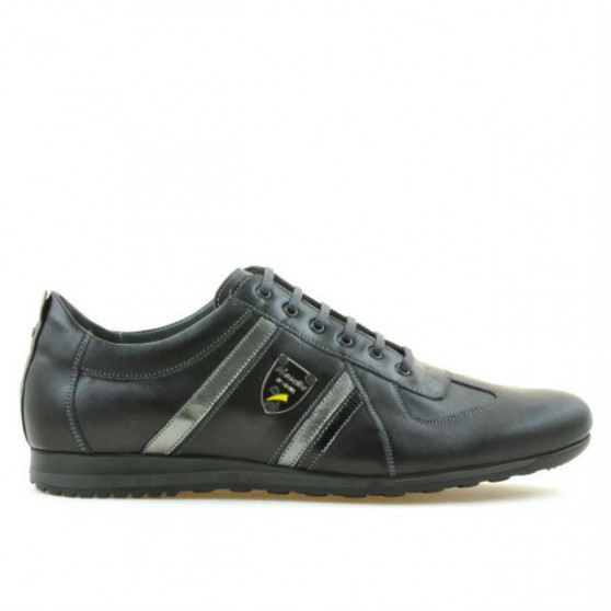 Zapatillas deportivas para hombre (tallas grandes) 711m negro+gris