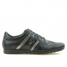 Zapatillas deportivas para hombre (tallas grandes) 711m negro+gris