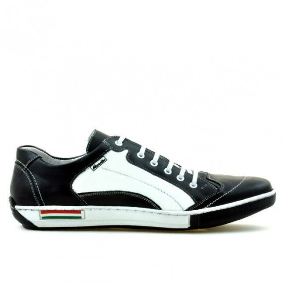 Zapatillas deportivas hombre 707 negro+blanco