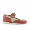 Zapatos para niños pequeños 56c charol rosa+beige