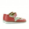 Zapatos para niños pequeños 56c charol rosa+beige