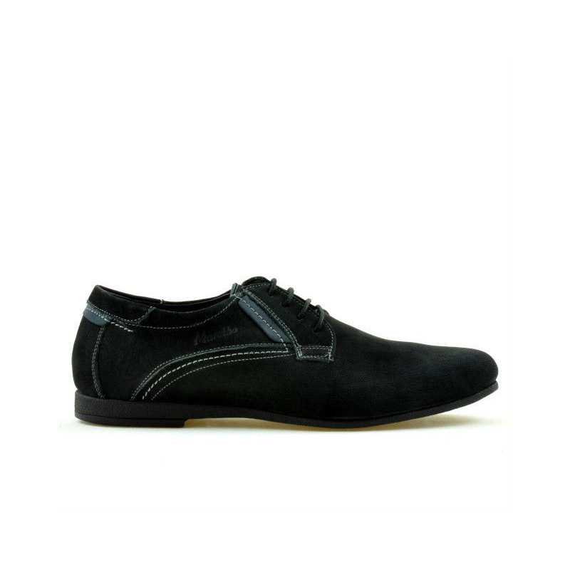 Zapatos casuales para hombre 857 bufo negro