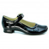 Zapatos casuales de mujer 644 charol negro