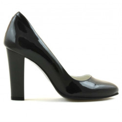 Zapatos elegantes de mujer 1214 charol negro