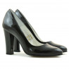 Zapatos elegantes de mujer 1214 charol negro