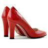 Zapatos elegantes de mujer 1243 charol rojo