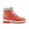 Botas niños pequeños 29c rojo