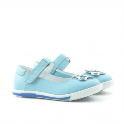 Zapatos para niños pequeños 06c azul claro+blanco