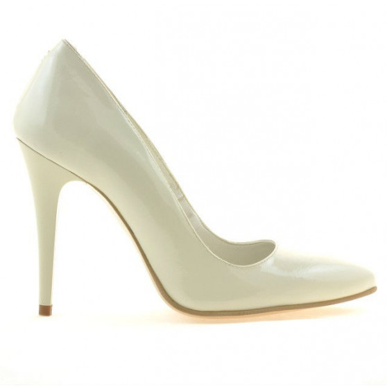 Zapatos elegantes de mujer 1241 charol beige01