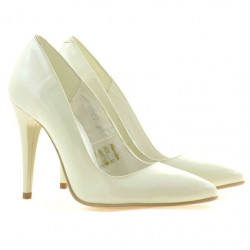 Zapatos elegantes de mujer 1241 charol beige01
