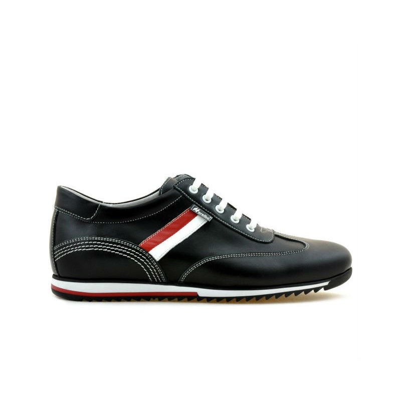 Zapatillas deportivas hombre 807 negro+blanco