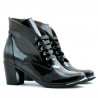 Botines de mujer 3299 charol negro