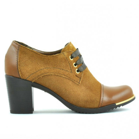 Zapatos casuales para mujer 667 marrón combinado