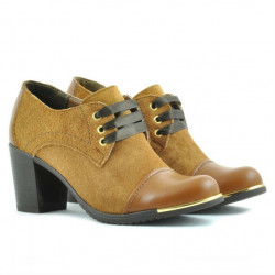 Zapatos casuales para mujer 667 marrón combinado