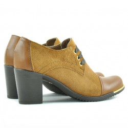 Zapatos casuales para mujer 667 marrón combinado