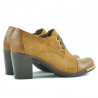 Zapatos casuales para mujer 667 marrón combinado