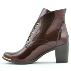 Botas de mujer 3299 charol burdeos