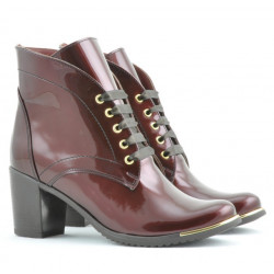 Botas de mujer 3299 charol burdeos