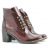 Botas de mujer 3299 charol burdeos