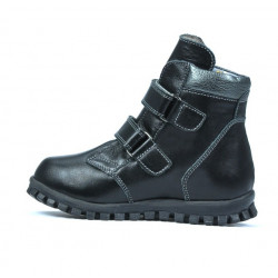 Botines para niños pequeños 32c negro combinado