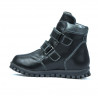 Botines para niños pequeños 32c negro combinado