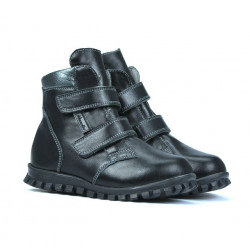 Botines para niños pequeños 32c negro combinado