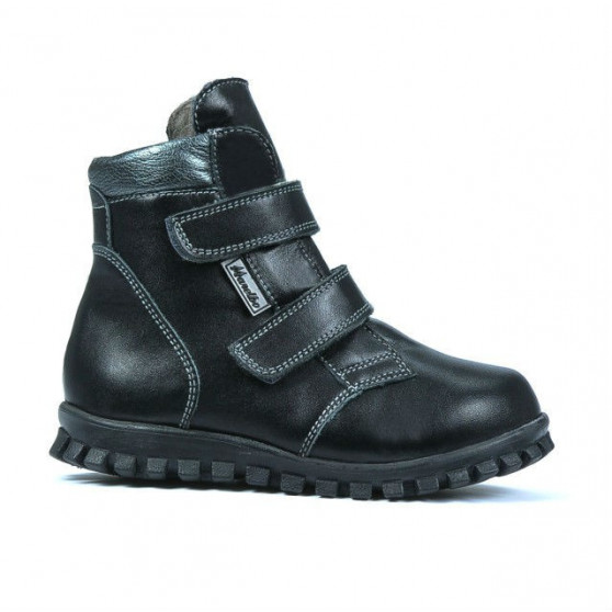 Botines para niños pequeños 32c negro combinado